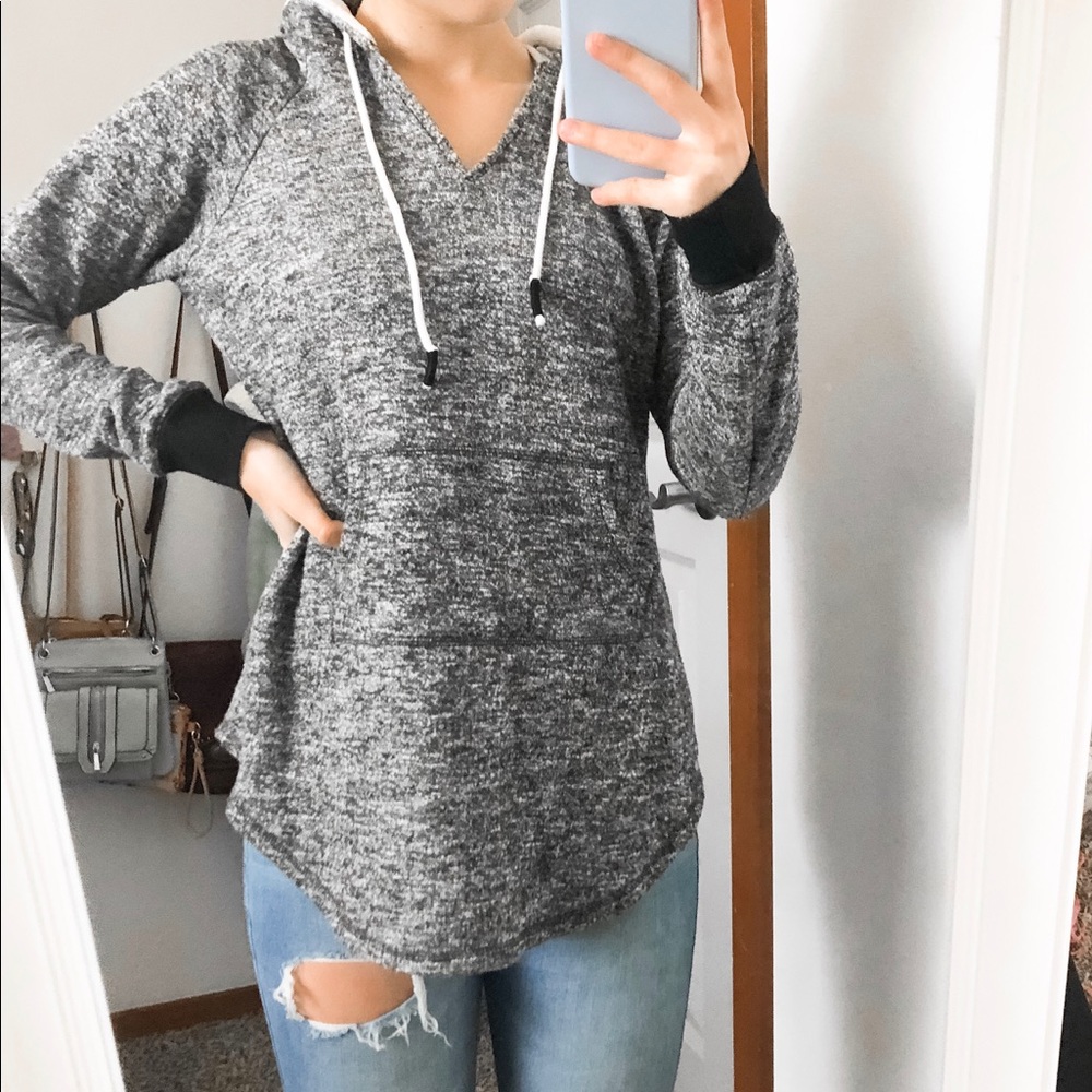 Cute gray hoodie